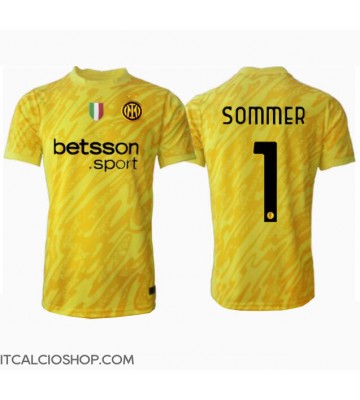 Inter Milan Yann Sommer #1 Portiere Seconda Maglia 2024-25 Manica Corta